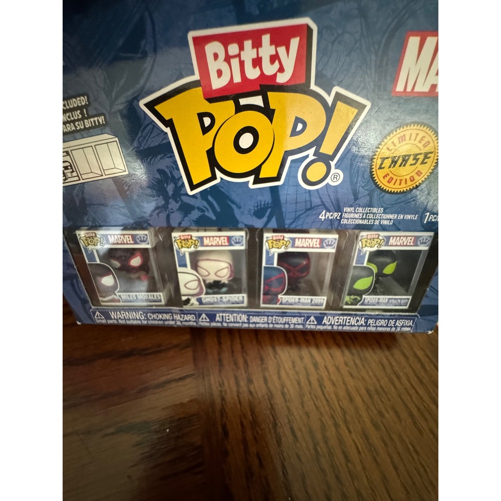 Funko Bitty Pop! Marvel SpiderMan Series 2 4Pack Includes Stealth Suit Chase NIB